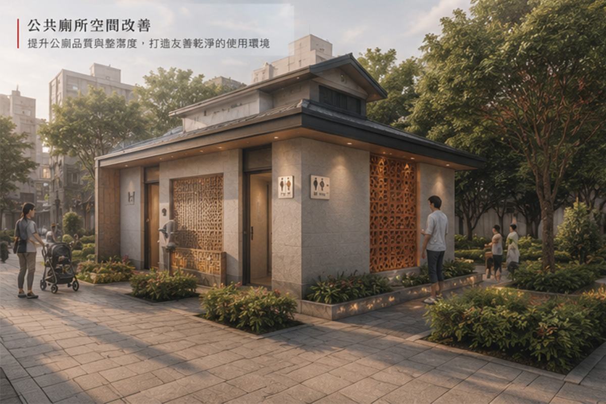 綠意穿巷・友善公廁